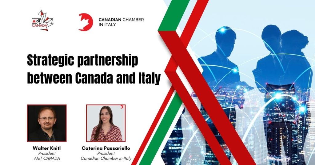 AIOT Canada- Canadian Chamber in Italy partnership